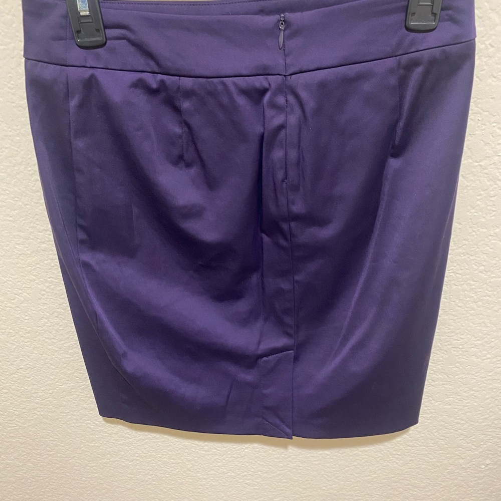 Satin purple mini skirt 💜
